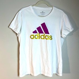 Adidas Amplifier Logo Tee White Size XL